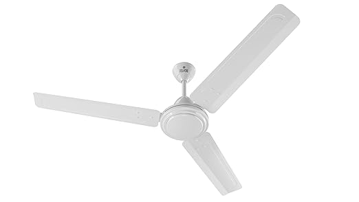 Polycab Zoomer High Speed 1200mm 1 Star Rating Ceiling Fan (Creamy White)