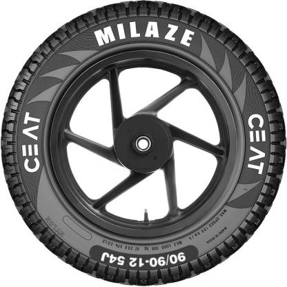 CEAT 90/90-12 Milaze X5 Tube Less 54J Sw Scooter Tube Less Tyres