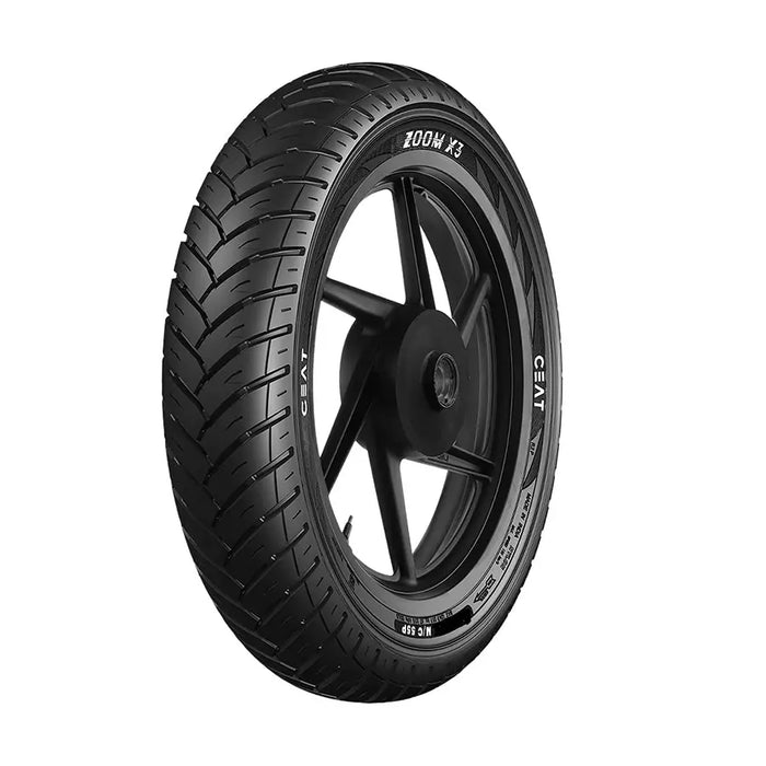 CEAT 100/80-12 Zoom X3 Tube Less 56L ( Rep) Scooter Tube Less Tyres