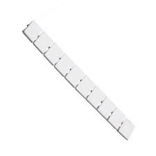 Connectwell CA509K9WHT 9 WIDE MARKER BLANK ON TERMINAL (Pack Of 5 Qty)