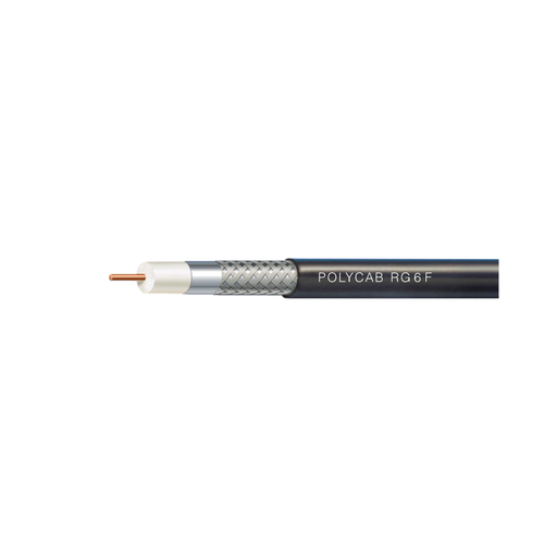 Polycab Rg59 Co Axial Unarmoured Cable (Coil of 100 Metres )