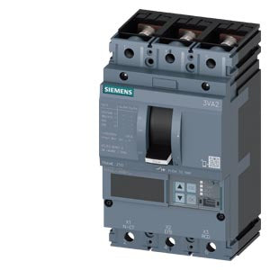 Siemens 3VA22256JQ320AA0 CKT BREAKER IEC FRAME 250 BREAKING CAPACITY CLASS H ICU 85KA 415V 3P ETU560 LSIG
