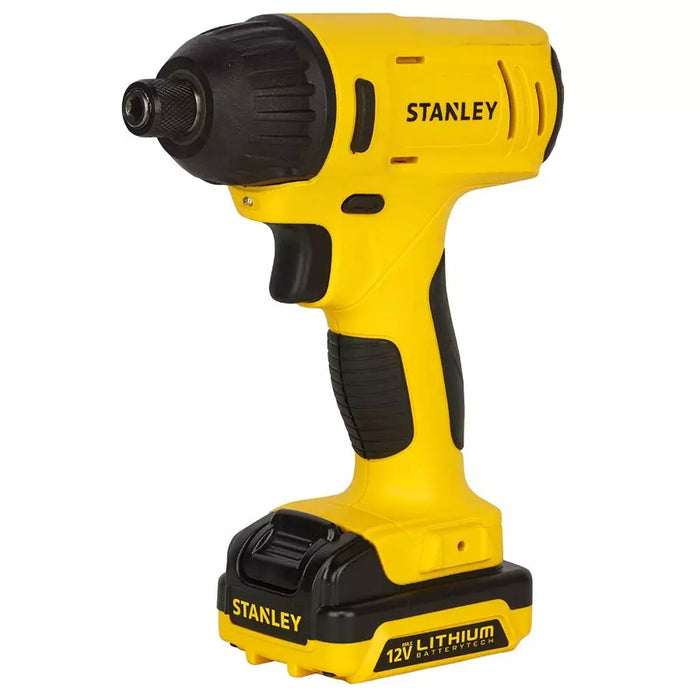 Stanley 6.5 mm 10.8 V 2500 RPM Cordless Impact Drill Driver (With Battery), SCI121S2-B1