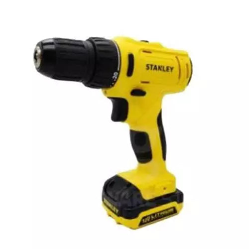 Stanley 10 mm 12 V 400-1500 RPM Cordless Compact Drill Driver (With Battery), SCD121S2K-B1