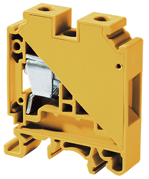Connectwell 25.0 Standard Feed Through Pa Scr Terminal Block Yellow CTS25UNY (Pack Of 50 Qty)