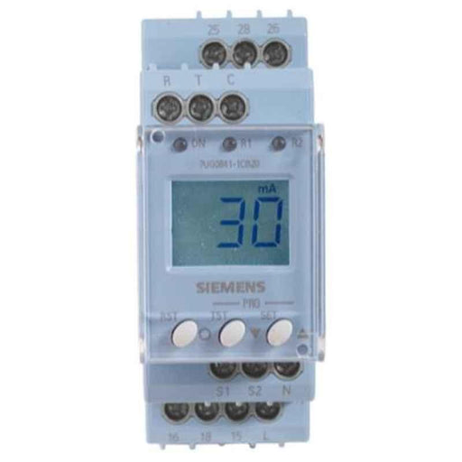 Siemens Earth Leakage Monitoring Relay With 2 Co Contacts 110 V Ac Timing And Monitoring Devices 7UG08411CB20