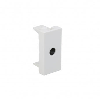 Legrand 573433 - CORD OUTLET WITH 8 MM DIAMETER - 1 MODULE- ARTEOR SQUARE WHITE MECHANISMS (Set of 2)