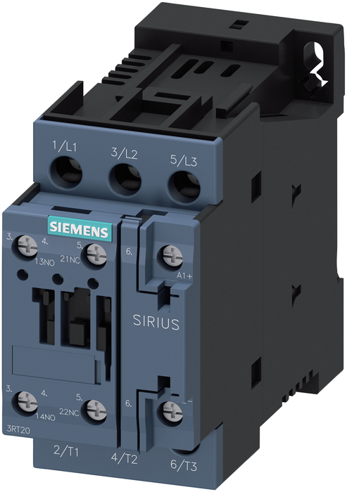 Siemens 3RT20281BB400CC0 38A 18.5KW 1NO+1NC- S0- 24V DC COMM. CAPABLE POWER CONT.