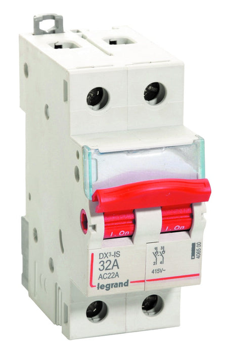 Legrand 406500 - 32A DP AC:240V DX3 ISOLATORS