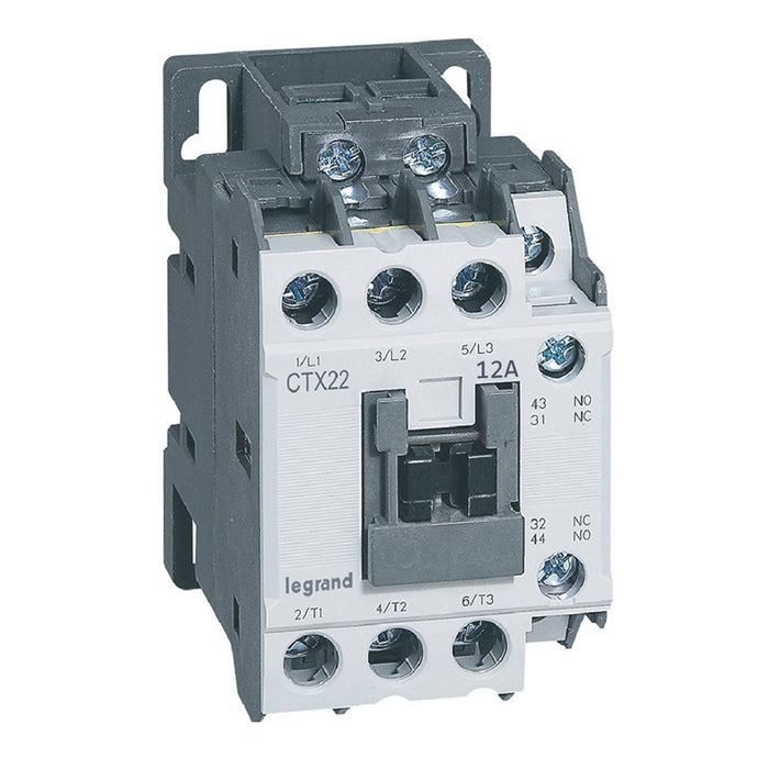 Legrand 416099- 12A TP CTX3 CONTACTOR 1NO+1NC 415V AC