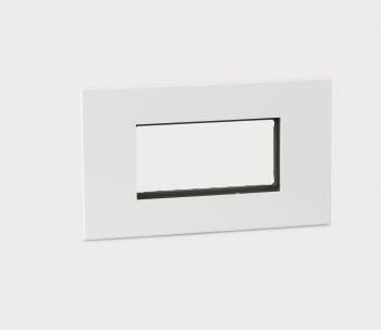 Legrand 575730(S) - 4MODULE WHITE COVER WITH FRAME ARTEOR PLATE