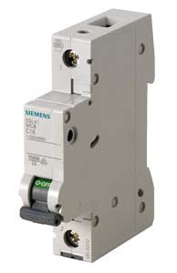 Siemens 5SL41057RC Miniature Circuit Breaker (MCB) - 1 Pole C Curve Type 0.5 A