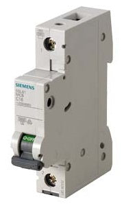 Siemens 5SL61057RC Miniature Circuit Breaker (MCB) - 1 Pole C Curve Type 0.5 A