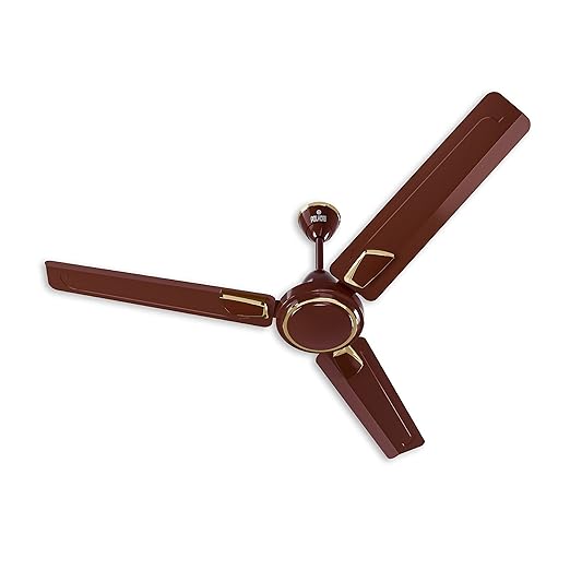 Polycab Zoomer Dlx High Speed 1200mm 1 Star Rating Ceiling Fan (Luster Brown)