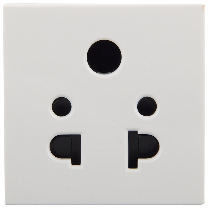 Legrand 573470(S) - 6A 2/3 PIN 2MODULE UNIVERSAL INDIA ARTEOR SHUTTERED SOCKET