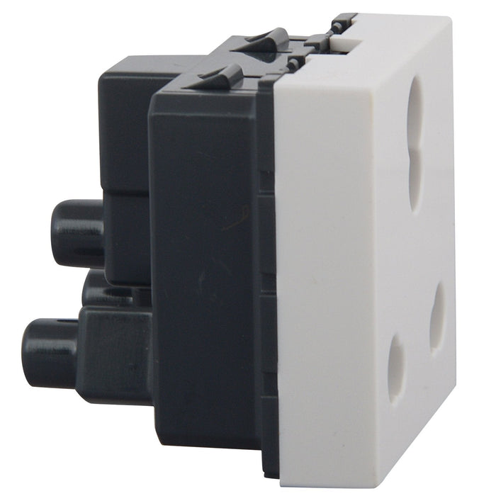 Legrand 573471(S) - 6/16A 3 PIN 2MODULE INDIAN ARTEOR SHUTTERED SOCKET