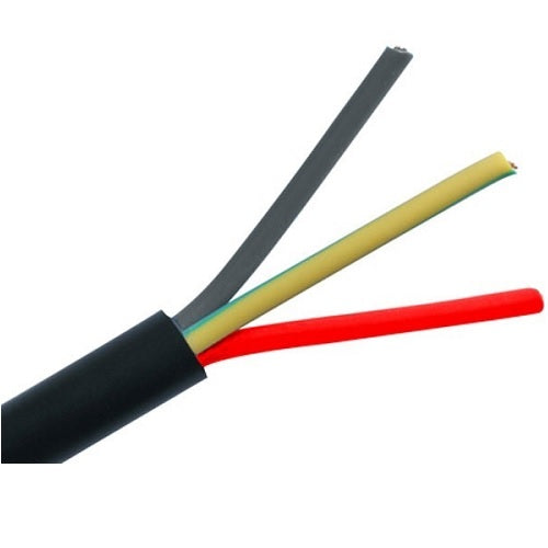 Polycab 25 Sqmm, 3 core Pvc Insulated & Sheathed Copper Flexible Cable Black  (1 Meter)