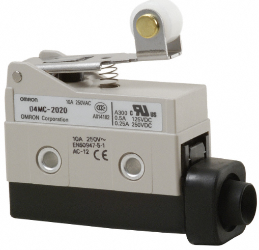 Omron D4MC 2020 LIMIT SWITCH WITH SHORT HINGE ROLLER LEVER