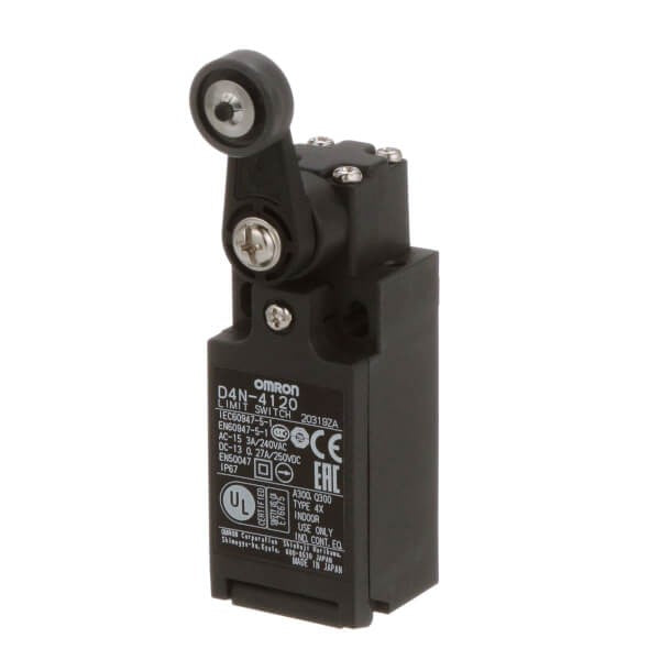 Omron D4N-1120-Limit Switch ,1 c/o-SPDT,Ampere Rating-10A,Supply Voltage-250 VAC.