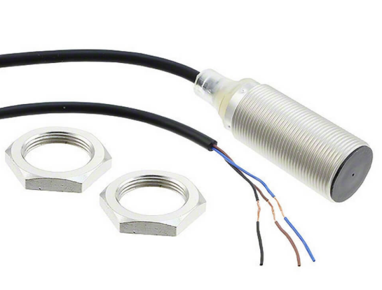 Omron E2B M18KS08 WP B1 2M PROX SENSOR SN : 8MM M18 SHIELDED DC 3 WIRE 2M PREWIRE PNP NO
