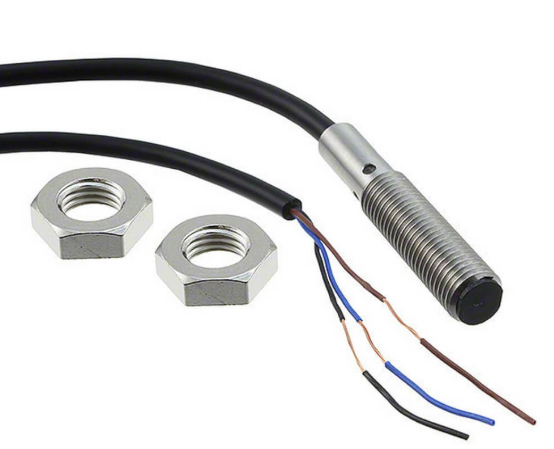 Omron E2B S08KS02 WP C1 2M PROX SENSOR SN : 2MM M8 SHIELDED DC 3 WIRE 2M PREWIRE NPN NO