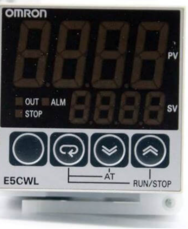 Omron E5CWL Q1PAC100 240 2LINE DISPLAY SUPPLY100 240VAC RESISTANCE THERMOMTR IP CONT OP VOLT SSR 1ALARM
