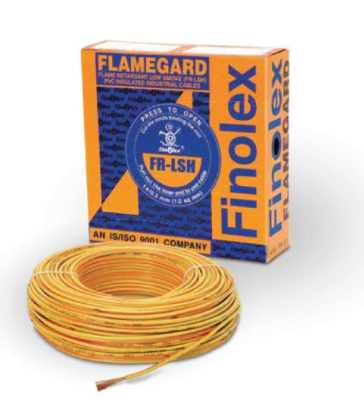 Finolex 22/.3MM 1.5 SQMM 1 CORE BLACK (180)COPPER FLEXIBLE INS. FRLS CABLE