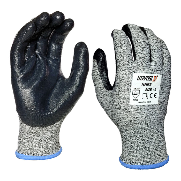 Udyogi Udyogi Safety Gloves Ÿ?? High Cut level 5 HNR 5 Hand Protection - VMHSFT5931