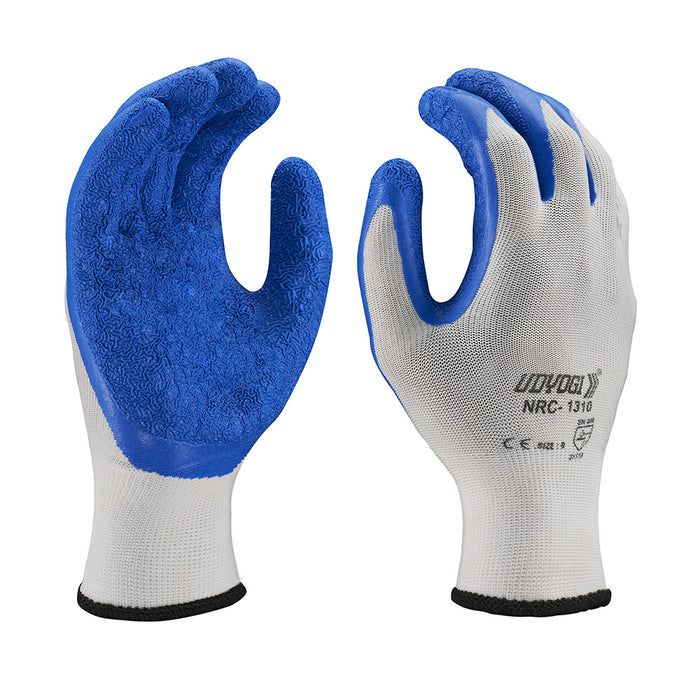Udyogi Udyogi Safety Latex Gloves Nylon Liner NRC - 1310 Hand Protection - VMHSFT5921