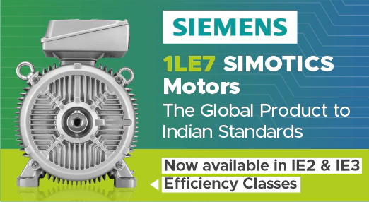 Siemens 1LE7 Simotics Motors(The Global product to Indian Standards)