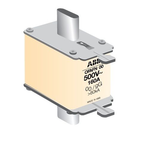 ABB Fuse links & Base - 1SCA107769R1001-80A SIZE 1 500V AC HRC FUSE DIN S/C. CAPACITY 80kA