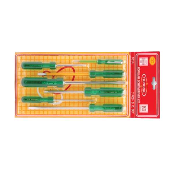 Taparia Screw Driver Kits with Blister Packing 7 Pcs. 1014