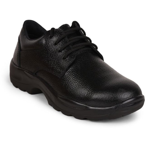 Leather Action Safety Shoes Action Smooth Leather Safety Shoe Lace