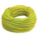 Polycab 0.75 Sqmm Single core Pvc Insulated Copper Flexible Cable YellowGreen (100 Meters)