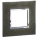 Legrand 576314 LEATHER GALUCHAT PLATE WITH FRAME 2 MODULE ARTEOR