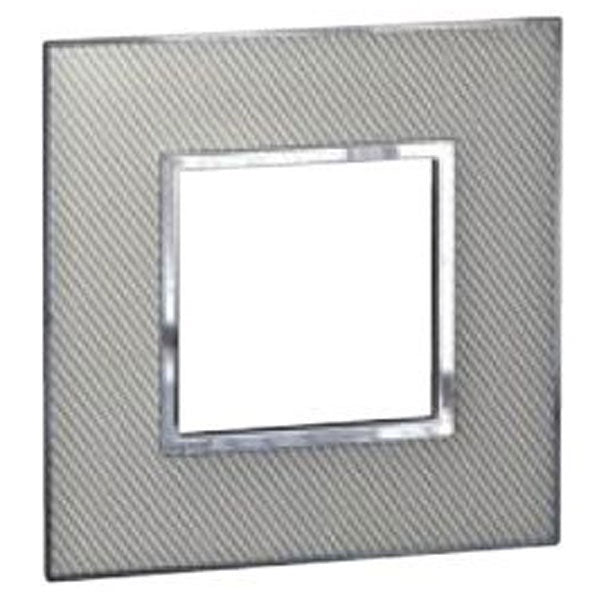 Legrand 576317 WOVEN METAL PLATE WITH FRAME 2 MODULE ARTEOR