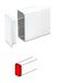 Legrand 0107 22 LEFT OR RIGHT END CAP DLP PVC TRUNKING 80mm x 50mm