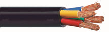 Polycab 10 Sqmm, 4 core Pvc Insulated & Sheathed Copper Flexible Cable Black (100 Meters)