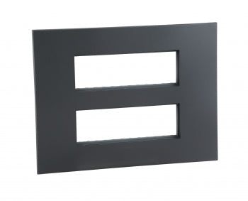 Legrand 575772 GRAPHITE COVER PLATE WITH FRAME 2X6 MODULE