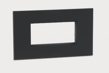 Legrand 575732 GRAPHITE COVER PLATE WITH FRAME 4 MODULE