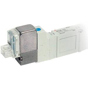 SMC 18, 52 Single Solenoid Valve, 24 Vdc L Type Coil With Indicator SY5120 5LZ 01