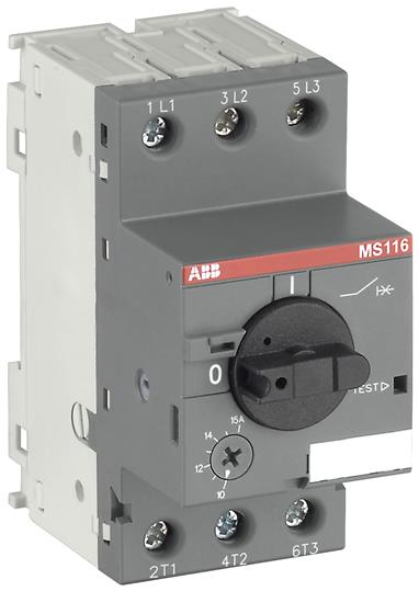 ABB MS116 0.25 MPCBs Manual Motor Starter 1SAM250000R1002