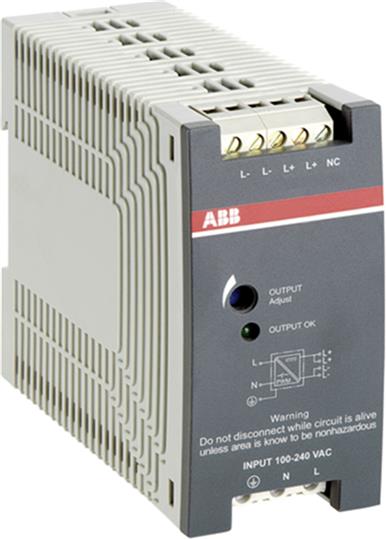 ABB CP E 241.25 Power supply In:100 240VAC Out: 24VDC1.25A 1SVR427031R0000