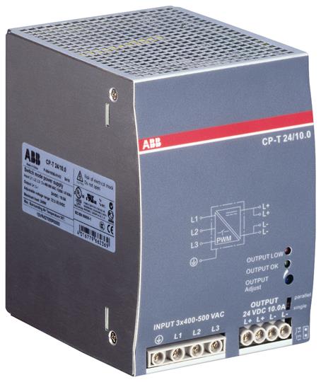 ABB CP T 2410.0 Power supply In: 3x400 500VAC Out: 24VDC10.0A 1SVR427055R0000