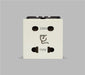 ABB IIM2SVSK BL Shaver Socket Ivie Euro White 1SYK100001A1057