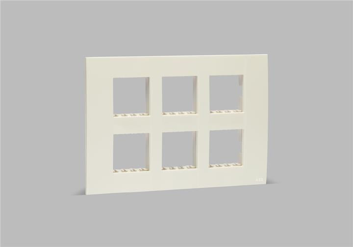 ABB IIP1286 BL 12M Plate Ivie Euro White 1SYK100001A1079