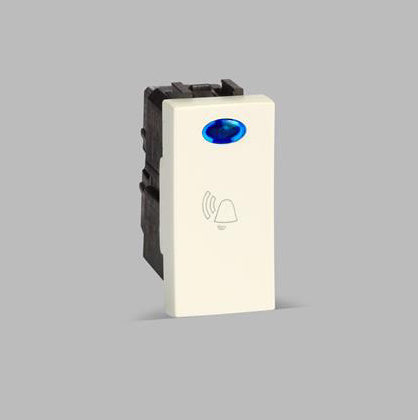 ABB IIS106BL PL 6A Bell Switch with Ind. Ivie Silver painted 1SYK100001A1104