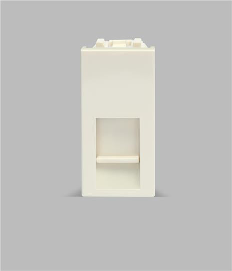 ABB IIM1RJ11 PL RJ11 Tel. jack 2 pin Ivie Silver painted 1SYK100001A1147