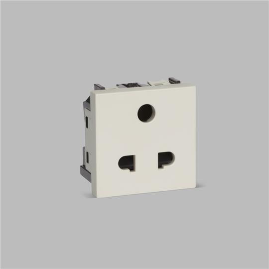 ABB IIK20006 AN 6A 2 3 Pin socket Ivie Anthrecite Grey painted 1SYK100001A1221