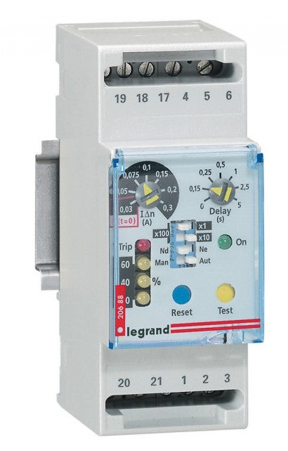Legrand 26088 2MODULE DPX 125TO 1600 RESIDUAL CURRENT RELAY(26088 )